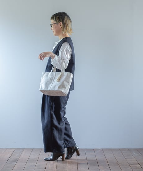 ARTE POVERA｜【 ARTEA - 26SP33 】 フランスUSEDシーツ 「ARTE」 BAG (M)