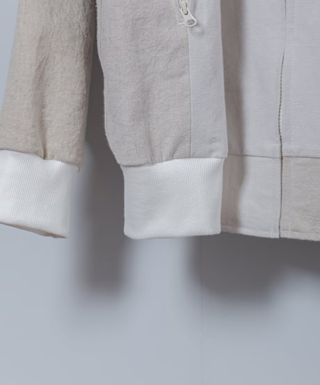 ARTE POVERA｜【 2025spring32 】USEDフランスシーツ RE-ZIPフードブルゾン