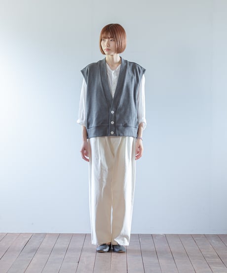 ATPOVA｜【 2026spring15 】 杢裏毛 ベスト