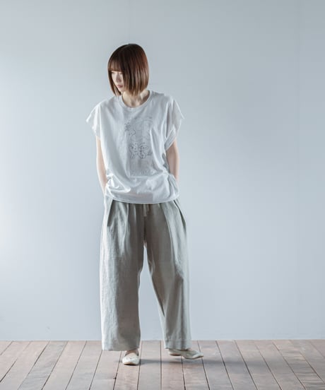 ARTE POVERA｜【 26SU12 】 ギルダン RE-チョウチョフレンチT
