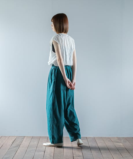 ATPOVA｜【 26SU48 】 16/-ムライト天竺 タックPT(製品染)