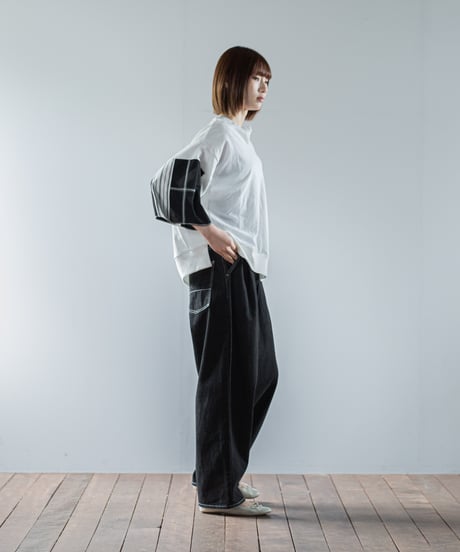 ARTE POVERA｜【 26SU53 】 ギルダン RE-パッチワーク7分袖スリーブ