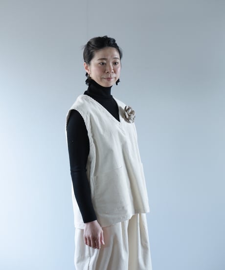 ★ATPOVA｜【 2025winter43 】 コーデュロイ ベスト