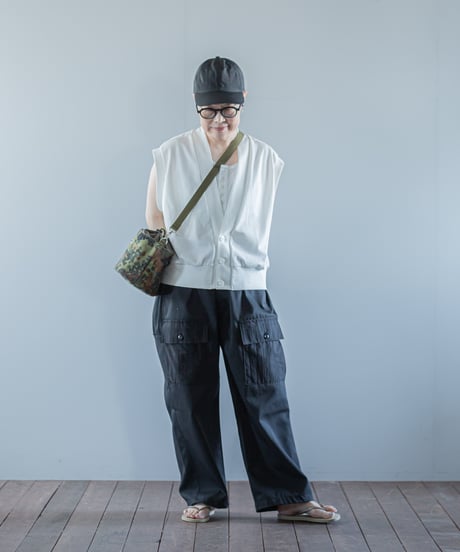 ARTE POVERA｜【 26SU31 】 ドイツ軍テント RE-巾着ショルダーBAG(S)