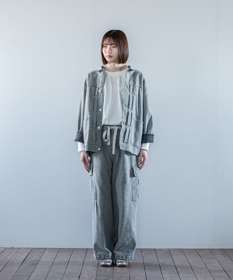 ATPOVA｜【 26WI13 】 ブラックライトデニム G-JACKET(ダメージ加工)