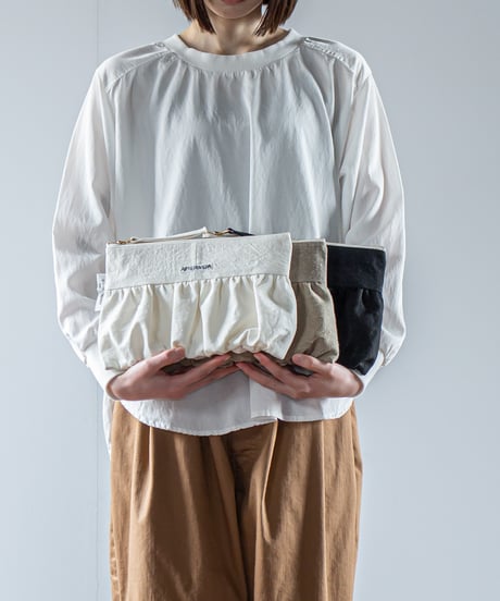ARTE POVERA｜【 26WI22 】 イタリアシーツ RE-ポーチ(M)
