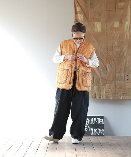 ARTE POVERA｜【 artea-fw2379 】U.Sキルトライナー製品染 RE-ベスト