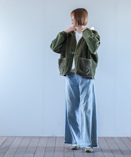 ★ARTE POVERA｜【 2025winter65 】 オランダボアライナー RE-ノーカラーJKT