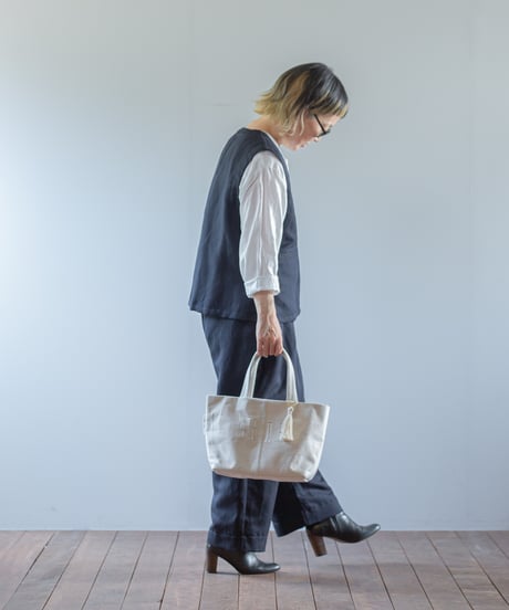 ARTE POVERA｜【 ARTEA - 26SP33 】 フランスUSEDシーツ 「ARTE」 BAG (M)