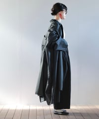 ARTE POVERA｜【 24SP27A 】フランスレインコート RE- 製品染ワイドコート