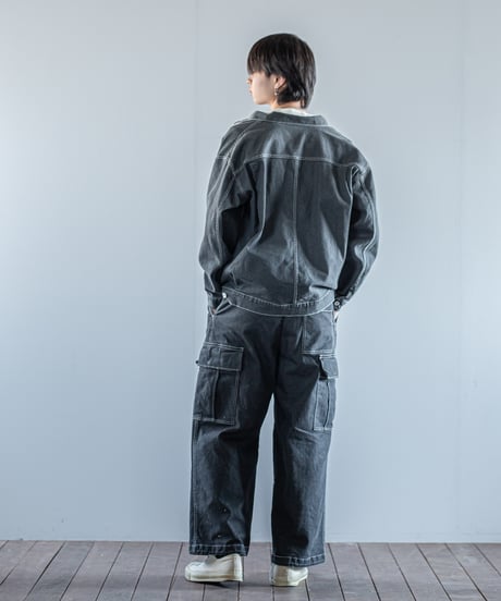 ATPOVA｜【 26WI13 】 ブラックライトデニム G-JACKET(ダメージ加工)
