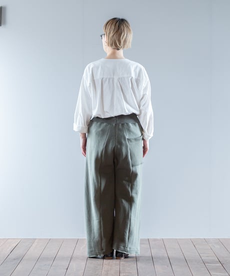 ARTE POVERA｜【 24WI30A 】フランススウェットPT RE-ワイドタックPT