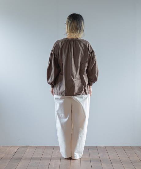 ATPOVA｜【 2026spring41 】 コットンカルゼ洗いざらし ギャザーSH