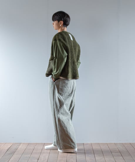 ★ARTE POVERA｜【 2025winter65 】 オランダボアライナー RE-ノーカラーJKT