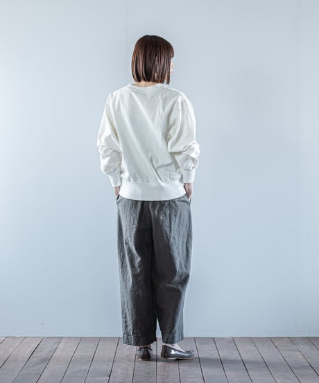 ATPOVA｜【 26WI15 】 L/Cキャバス クルーSWT(製品染)
