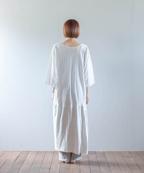 ARTE POVERA｜【 ARTEA - 26SP63 】 ギルダン RE-アシンメトリーロングOP