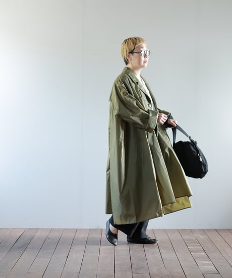 ARTE POVERA｜【 26SP90 】 フランスレインコート RE-ワイドコート（フード取外し）