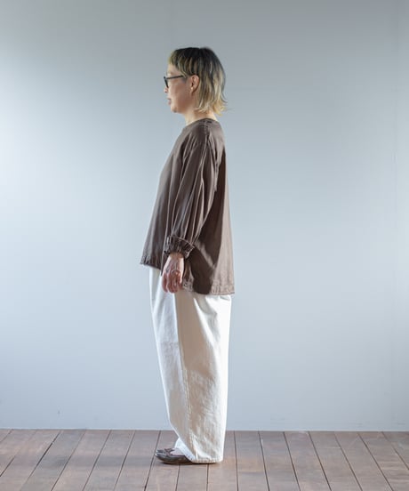 ATPOVA｜【 2026spring40 】 コットンカルゼ洗いざらし クルーSH