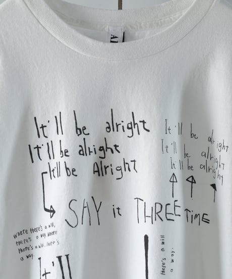 ARTE POVERA｜【 26SU76 】 NATSUME X KOTETSU コラボ 「どうにかなるさ」 ギルダン RE-message T