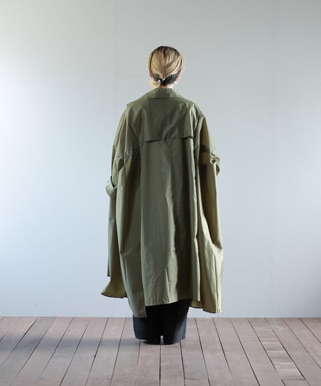 ARTE POVERA｜【 26SP90 】 フランスレインコート RE-ワイドコート（フード取外し）