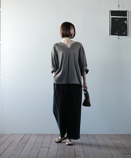 ARTE POVERA｜【 ARTEA - 26SP62 】 ギルダン RE-バックギャザー8分袖T