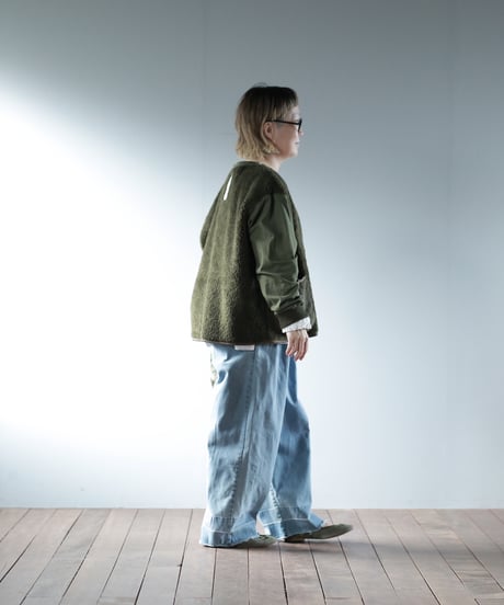 ★ARTE POVERA｜【 2025winter65 】 オランダボアライナー RE-ノーカラーJKT