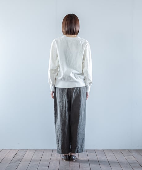 ATPOVA｜【 26WI15 】 L/Cキャバス クルーSWT(製品染)