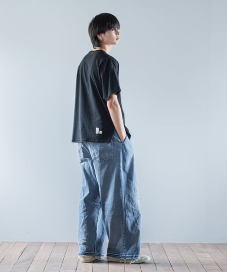 ATPOVA｜【 26SU60 】 12OZデニム 2タックワイドダメージ加工