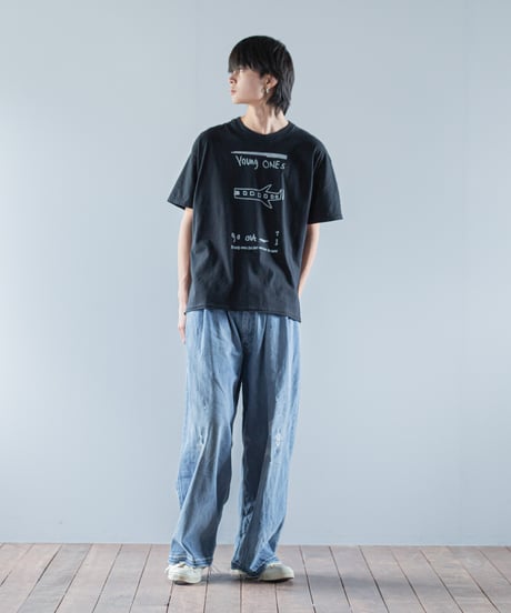 ATPOVA｜【 26SU60 】 12OZデニム 2タックワイドダメージ加工