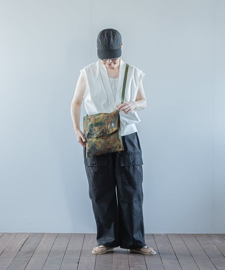 ARTE POVERA｜【 26SU30 】 ドイツ軍テント RE-ショルダーBAG