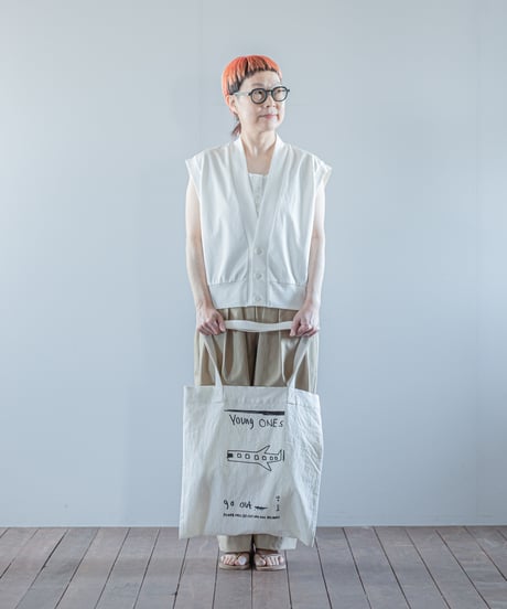 ATPOVA｜【 26SU24 】 NATSUME X ANTONE コラボ 「若者よ！旅に出よ！！」 コットンリネントートBAG③