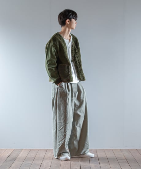 ★ARTE POVERA｜【 2025winter65 】 オランダボアライナー RE-ノーカラーJKT