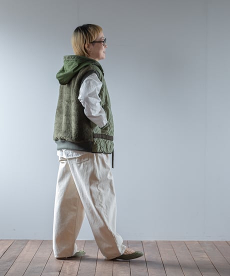 ARTE POVERA｜【 2025winter69 】 チェコキルトパンツ RE-アーミーMIXフードベスト