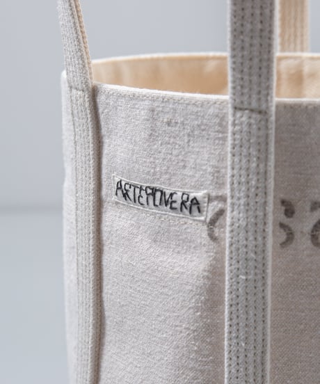 ARTE POVERA｜【 26SU71 】 フランスUSEDシーツMIX RE-ステンシルラウンドBAG