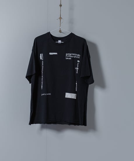 ★ARTE POVERA｜【 2025summer16 】ギルダン RE-｢ lavare le mani ｣プリントT
