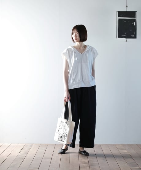 ARTE POVERA｜【 2025summer57 】ギルダン染め RE-フードフレンチT