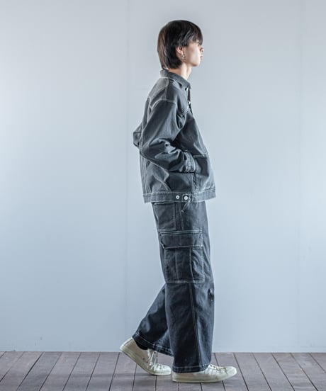 ATPOVA｜【 26WI13 】 ブラックライトデニム G-JACKET(ダメージ加工)