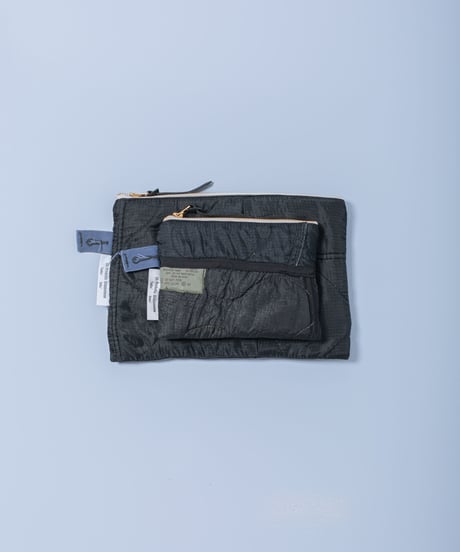 ★ARTE POVERA｜【 artea-fw2377 】U.Sキルトライナー製品染 RE-ポーチ（S）