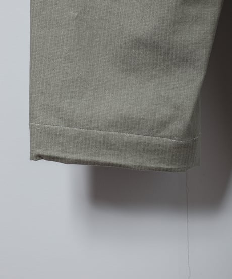 ARTE POVERA｜【 26SU36 】 イタリアヘリンボーンシーツ RE-2タックイージーパンツ
