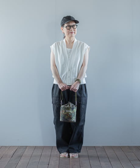 ARTE POVERA｜【 26SU31 】 ドイツ軍テント RE-巾着ショルダーBAG(S)