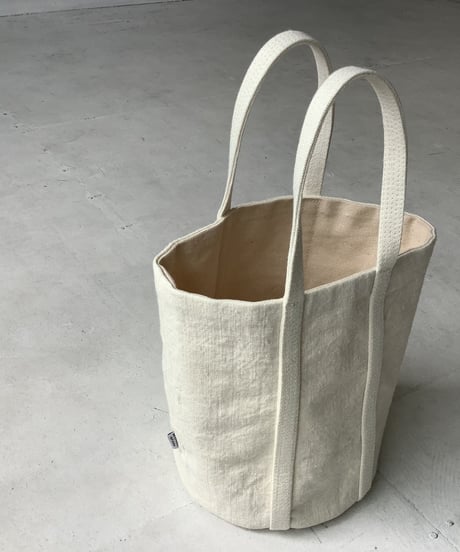★ARTEA｜【 artea-sheet014 】リネンシーツ｜ラウンドトートBAG  KIDS