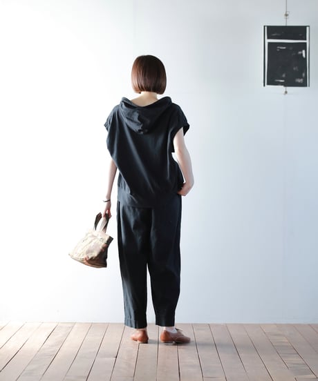 ARTE POVERA｜【 2025summer57 】ギルダン染め RE-フードフレンチT