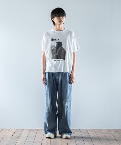 ★ARTE POVERA｜【 26SU52 】 ギルダン RE-「Hoooh」PHOTO＆シルクMIX Tシャツ