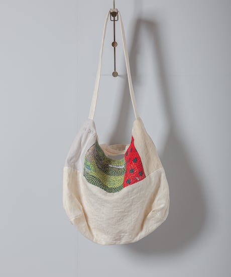 ARTE POVERA｜【 ARTEA - 26SP45 】 インドキルトラリー＆フランスシーツMIX トート＆ショルダーBAG