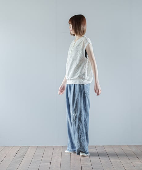 ATPOVA｜【 26SU06 】 インドジャガード ノースリーブT