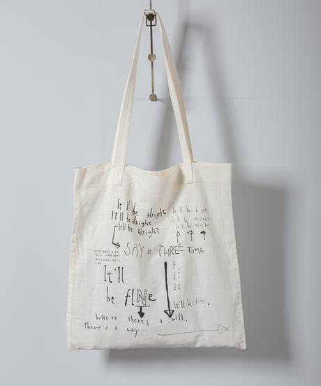 ATPOVA｜【 2026spring20 】 NATSUME X KOTETSU コラボ 「どうにかなるさ」 コットンリネントートBAG②