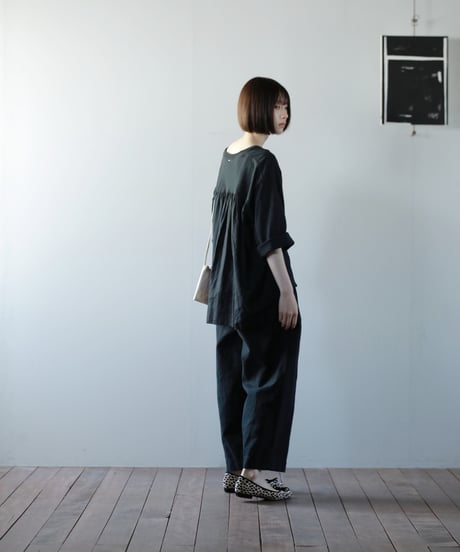 ARTE POVERA｜【 ARTEA - 26SP62 】 ギルダン RE-バックギャザー8分袖T