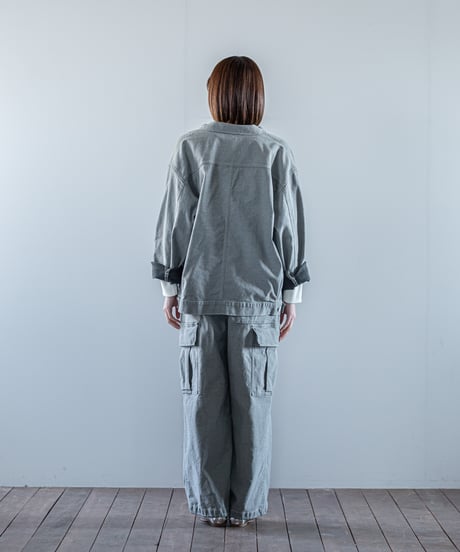 ATPOVA｜【 26WI13 】 ブラックライトデニム G-JACKET(ダメージ加工)