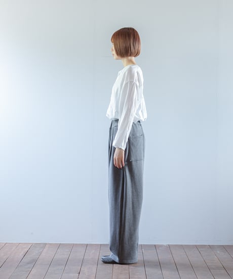 ATPOVA｜【 2026spring17 】 杢裏毛 2タックワイドPT