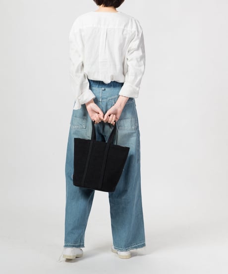 ★ARTEA｜【 artea-sheet015 】リネンシーツ｜ラウンドトートBAG  MOM